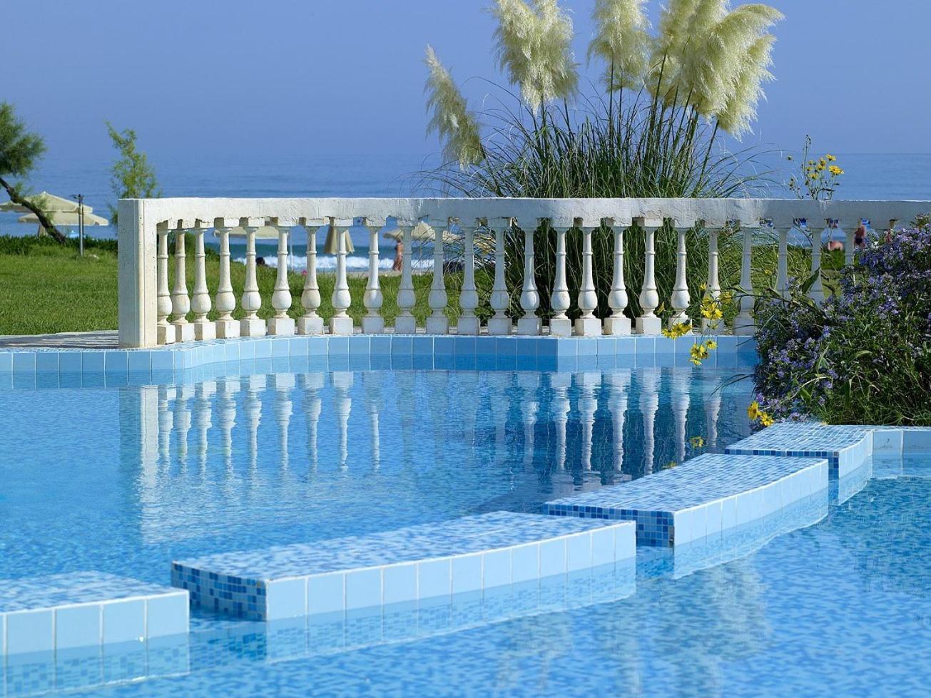 Orpheas Resort Hotel (Adults Only) Paralia Kourna Dış mekan fotoğraf
