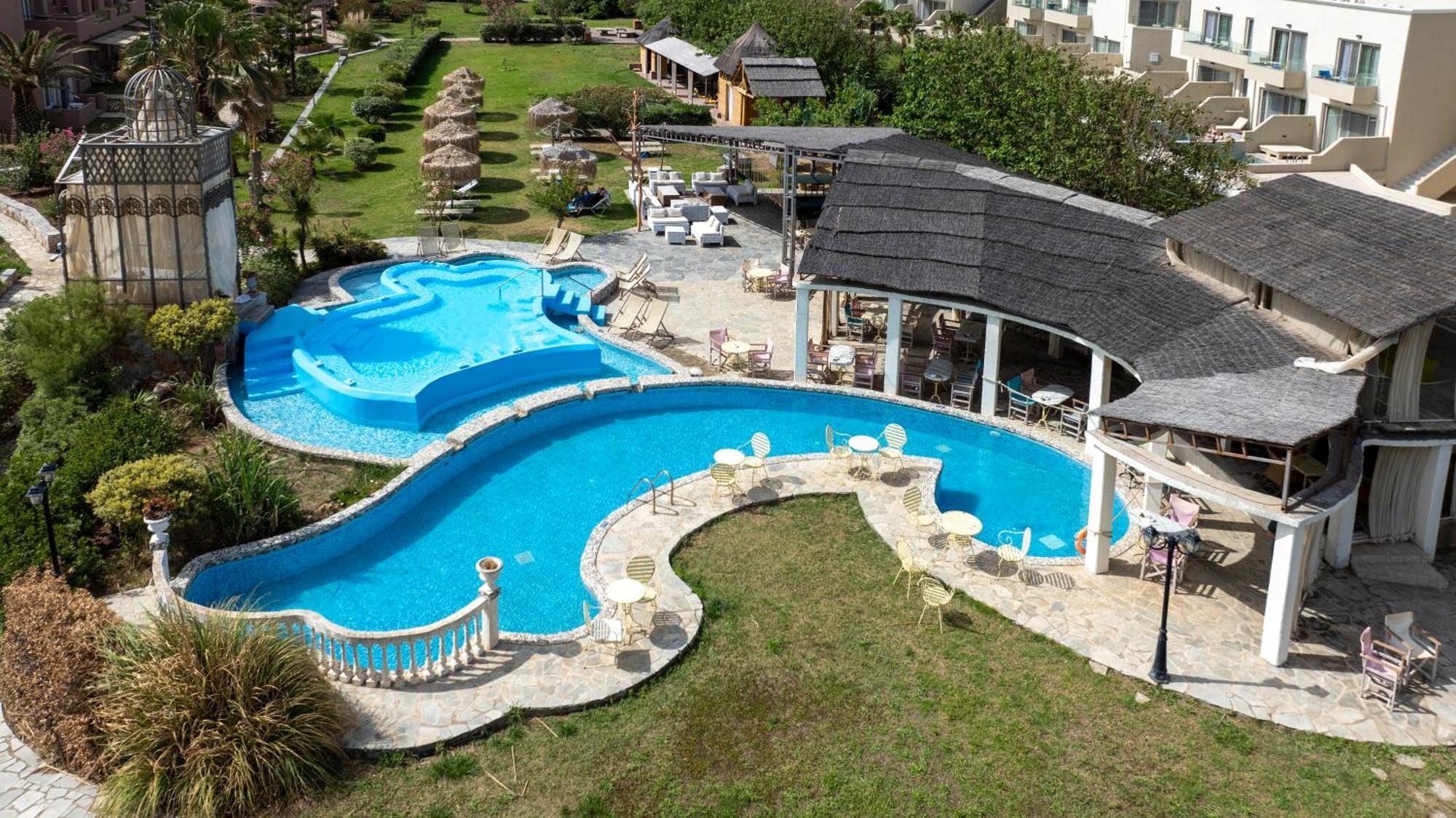 Orpheas Resort Hotel (Adults Only) Paralia Kourna Dış mekan fotoğraf