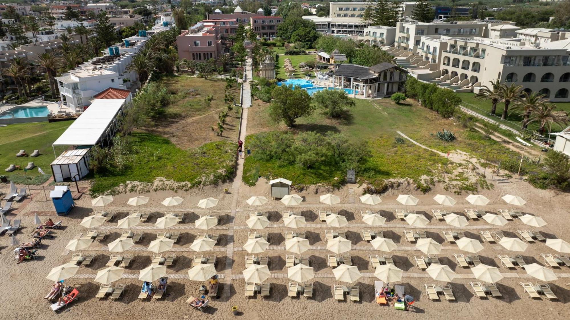 Orpheas Resort Hotel (Adults Only) Paralia Kourna Dış mekan fotoğraf