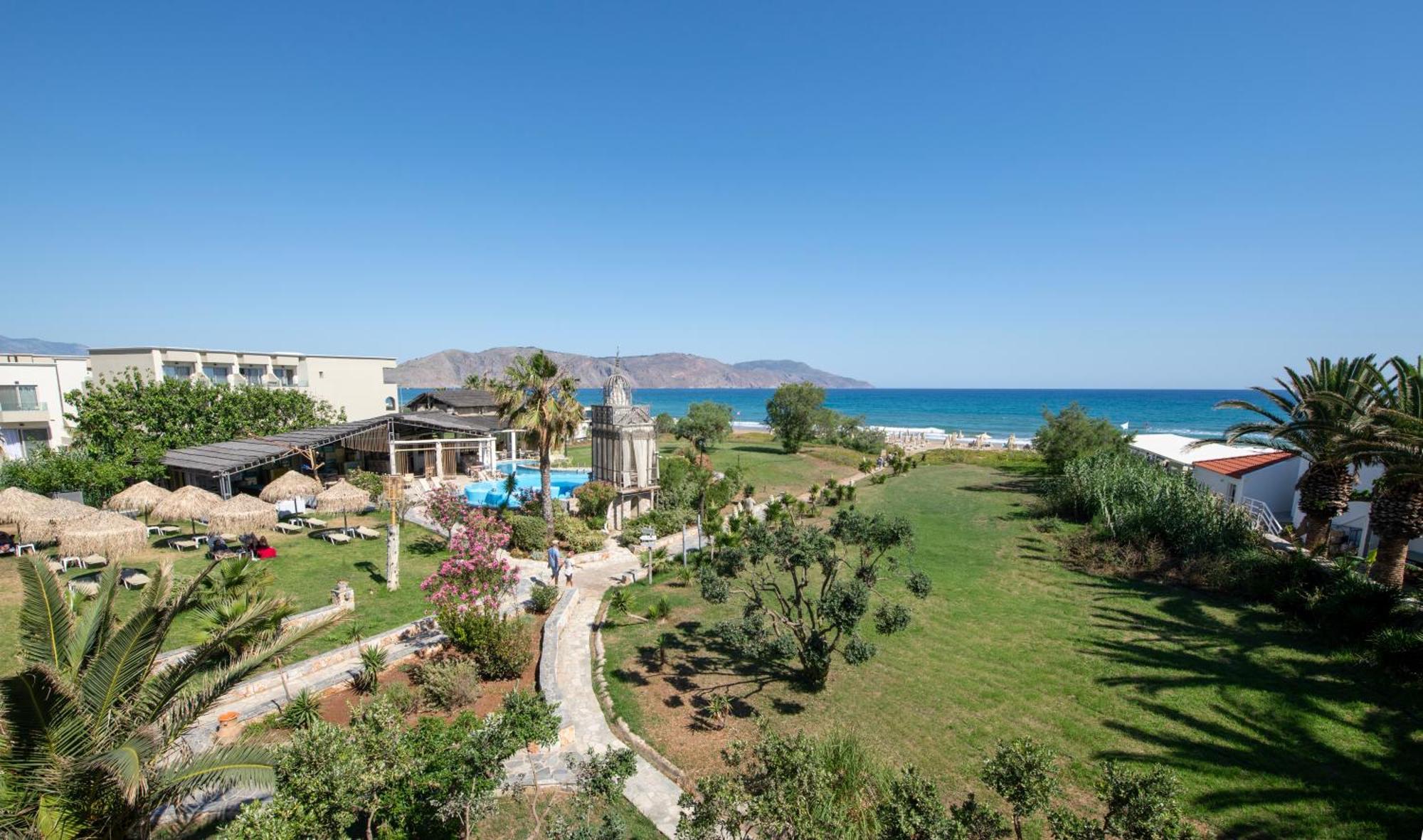 Orpheas Resort Hotel (Adults Only) Paralia Kourna Dış mekan fotoğraf