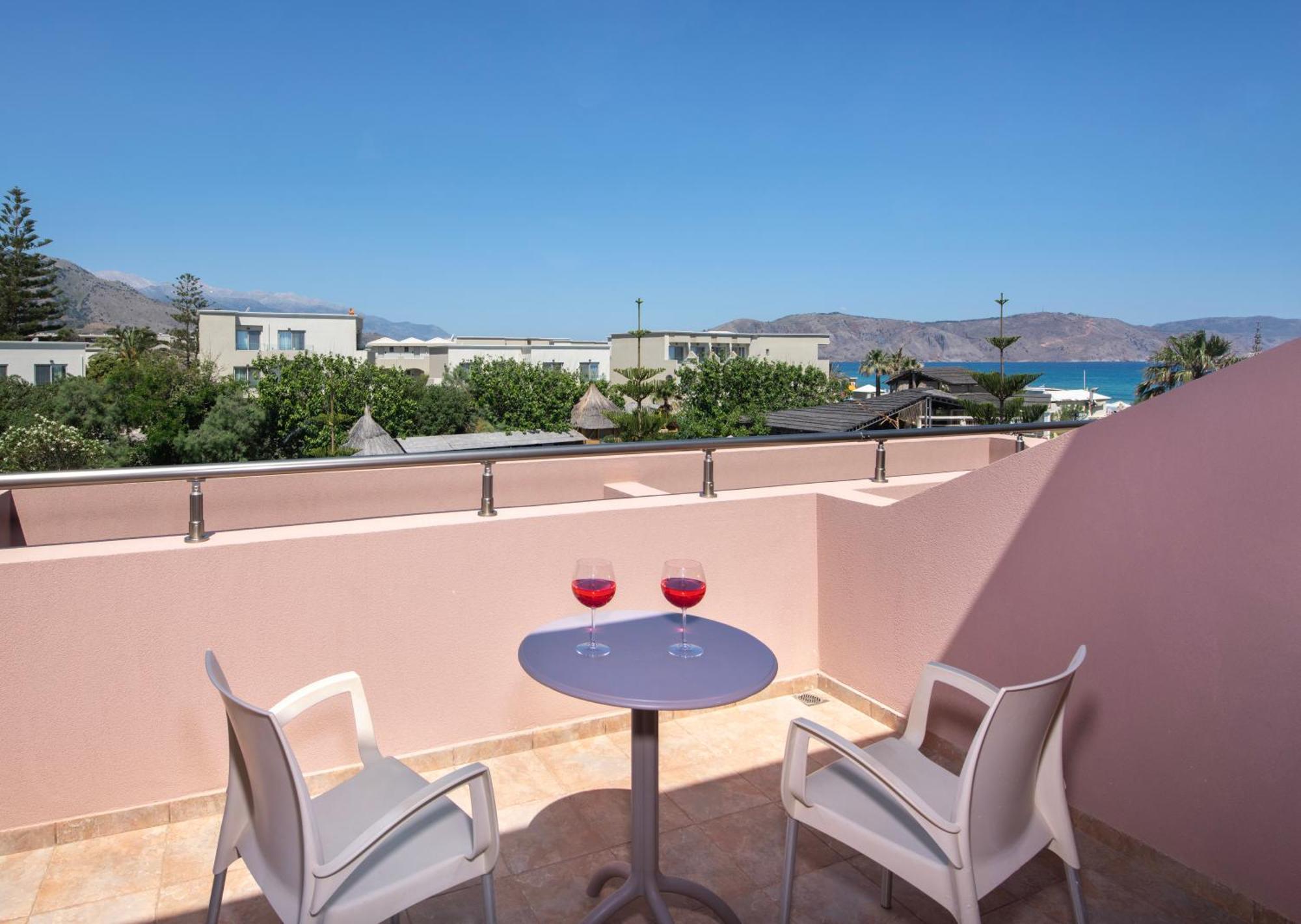Orpheas Resort Hotel (Adults Only) Paralia Kourna Dış mekan fotoğraf