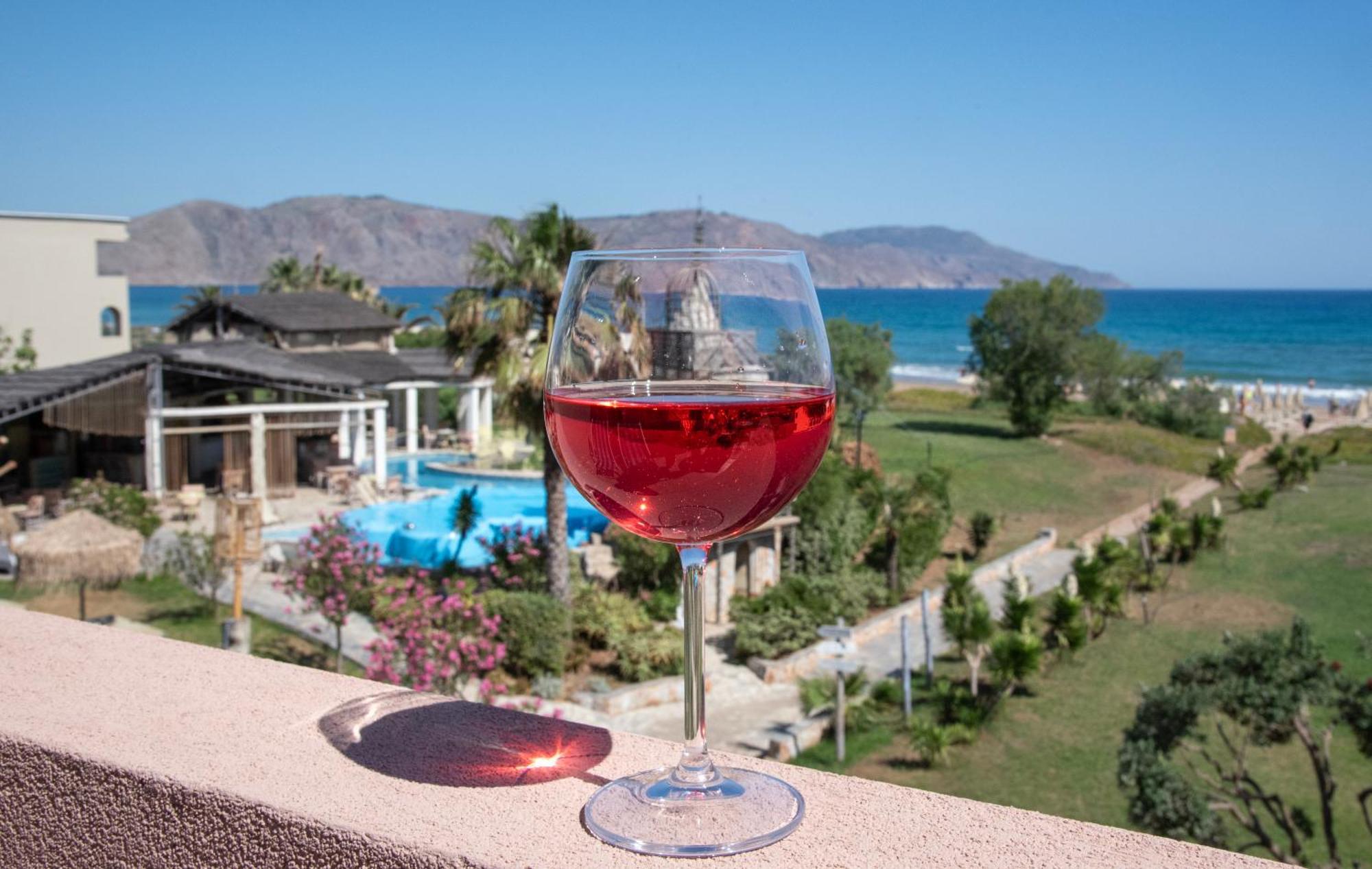 Orpheas Resort Hotel (Adults Only) Paralia Kourna Dış mekan fotoğraf